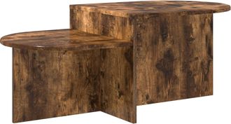 vidaXL Mesa De Caf&eacute; Roble Ahumado 100 X 50 X 40 Cm Vidaxl