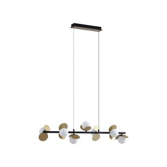 Lucande L&aacute;mpara Colgante pallo En Negro De Metal - Lucande