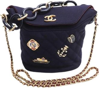 Chanel Bolso bombonera Vintage Pre-owned - Pre-owned - Mujer - Azul - ONE SIZE