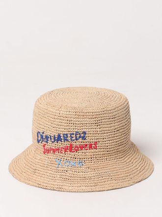 ハット DSQUARED2 Woman Hat White BCW016505C00001 1062 Women's Headwear: Hats, Caps, Bucket Hats | DSQUARED2