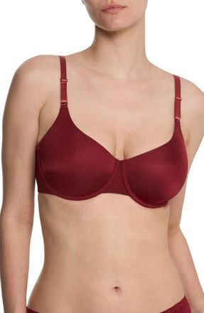 Natori Liquid Full Fit Balconette T-Shirt Bra in Dk Red at Nordstrom, Size 36B