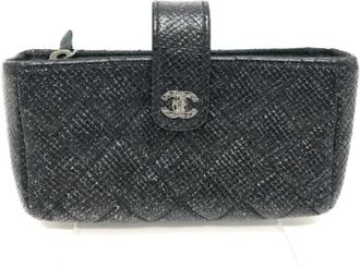 Chanel Pre-owned Leather chanel-bags - Dames - Vintage Clutch - Zwart - ONE Size - Vintage