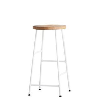 HAY Cornet Barhocker Low H 65 cm, Eiche ge&ouml;lt / cremeweiss