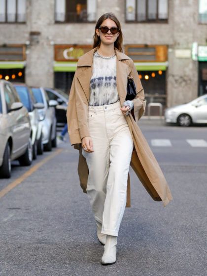 5 pezzi trendy che diventano davvero chic se abbinati ai jeans bianchi