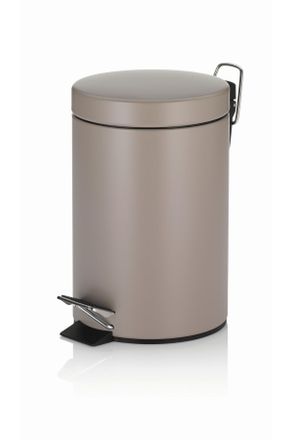 KELA Kosmetikeimer, Braun, Kunststoff, 3 l, 26 cm, Badaccessoires, Abfalleimer