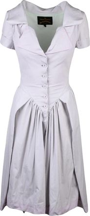 Vivienne Westwood Monday Dress Featuring Fitted Bodice And Flared Skirt