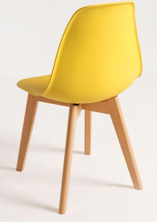 Regalos Miguel Packs Sillas Comedor - Pack 4 Sillas Kelen - Amarillo