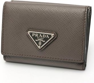 Prada Leather Wallet (Tri-Fold) (Pre-Owned)