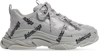 Balenciaga Slippers - Dames - Sneakers - Grijs - 38 EU - Schoenen