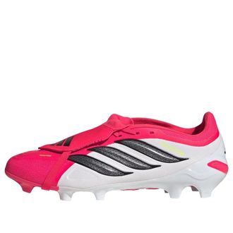 adidas Predator League Fold Over Tongue FG Lucid Red Cloud White JS0422