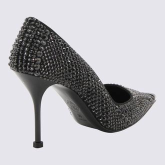 Alexander McQueen Womens With Heel Black _vi Se High Shoes