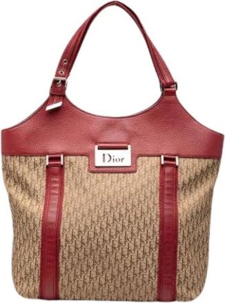 Dior Pre-owned Canvas Schoudertas - Dames - Vintage Schoudertas - Veelkleurig - ONE Size - Vintage