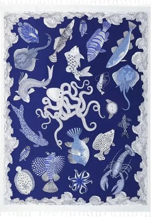 Inou&iuml; Editions Winter Scarves, female, Multicolor, ONE SIZE, Fouta 140 Poseidon