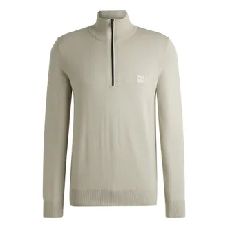HUGO BOSS Heren, Truien, Beige, Maat: S Katoen