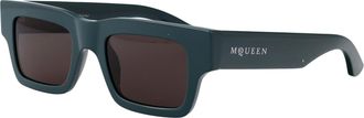 Alexander McQueen Mens Sunglasses Am0508s Grey Grey-Grey-Grey Injected Grey/grey/grey