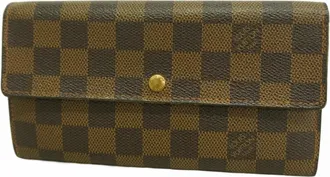 Louis Vuitton Ebene Long Wallet (Bi-Fold) (Pre-Owned)
