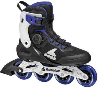Rollerblade Macroblade 84 BOA Mens Inline Skates in Black/blue/bone White at Nordstrom
