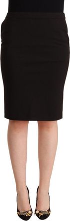 Gianfranco Ferre Straight Pencil Cut Knee Length Womens Skirt