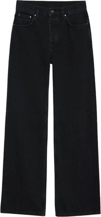 Anine Bing Hugh Jeans A-06-7135 - Dames - Loose Fit Jeans - Zwart - W25 - Jeans