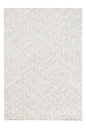 AFK Living Alfombra ultra suave en fibras recicladas gris 200 x 290 cm