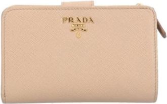 Prada Pre-owned Wallets, female, Beige, Size: ONE SIZE Pre-owned Vintage Wallet