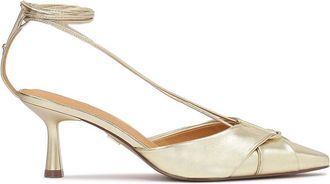 Kazar Open hiel pumps in gouden kleur - Dames - Pumps - Geel - 36 EU - Leer - Schoenen