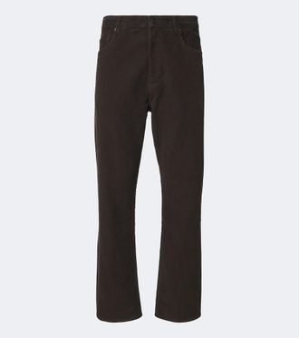 STUDIO NICHOLSON Pantalones rectos 90s de pana de algod&oacute;n