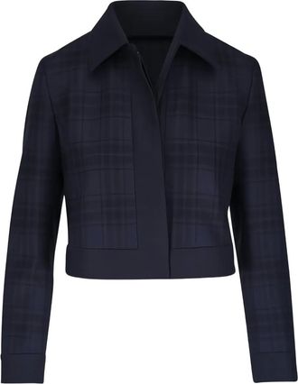 Akris Giacca Lewitt a quadri - Blu