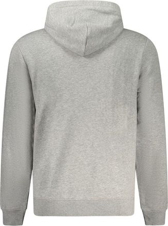 Napapijri Logo-Print Cotton Hoodie - Grey