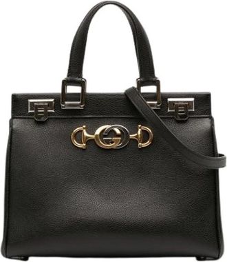 Gucci Pre-owned Handbags, female, Black, Size: ONE SIZE Pre-owned Vintage Handbag