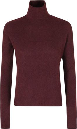Roberto Collina Maglione Dolcevita in Lana Merino - - Knitwear - Donna - Marrone - XS