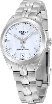 Tissot PR 100 Automatic Mother of Pearl Dial Ladies Watch T101.207.11.116.00