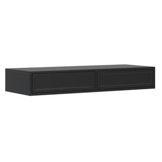 Selsey Selsey Velveto - Consola Con Dos Cajones - 110 Cm - Negro