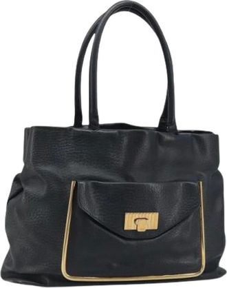 Chlo&eacute; Pre-owned Handbags, female, Black, Size: ONE SIZE Pre-owned Tote Bag