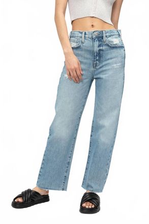 Frame Denim Le Jane Crop Jean In Baines Rips