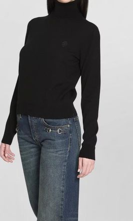 Gucci wool turtleneck slim knit sweater