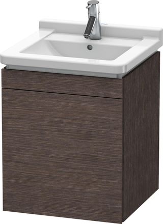 Duravit Duravit L-cube Mueble De Pared, 1 Puerta, Con Bisagra A La Izquierda, 460mm, Para Starck 3 030348, Color: Roble Oscuro Cepillado Chapa De Madera Aut&eacute;n