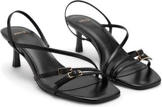 Mango Slingback Sandal in Black at Nordstrom, Size 40