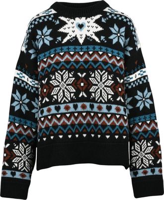 Moschino Truien & Vesten, Dames, Zwart, M, Wol, Girocollo Trui