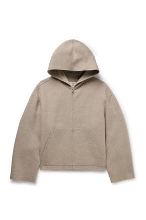Acne Studios Doveria Double-Faced Wool and Cashmere-Blend Felt Hooded Jacket