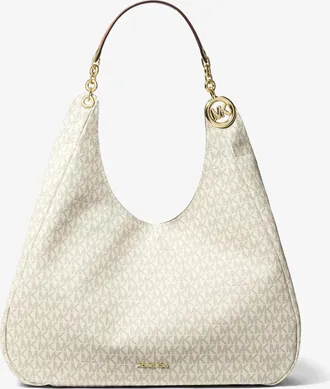 Michael Kors Ellie Large Signature Logo Shoulder Bag