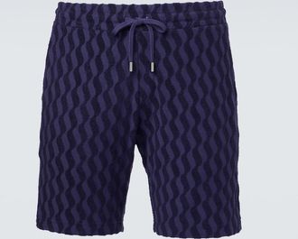 Frescobol Carioca Augusto cotton-blend terry shorts