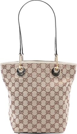 Gucci Borsa tote Eclipse in tela GG 2000-2015 - Marrone