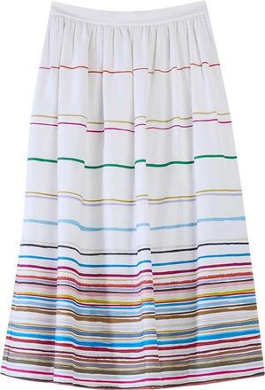 Paul Smith Long Multistripe Skirt Ps