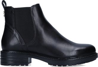 Carvela Womens Leather Russ Wide Fit Boots - Black - Size UK 7
