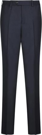 Lardini Elegante wollen broek - Heren - Nette broeken - Blauw - 2XL - Wol - Broeken