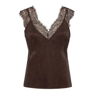 Copenhagen Muse Sleeveless Top - female - Copenhagen Muse - Sleeveless Tops - Brown - M - Tops