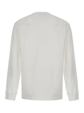 Stone Island Logo-Patch Cotton T-Shirt - White