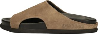Shabbies Amsterdam Inga Close Slippers - Dames - Sandalen - Bruin - 38 EU - Su&egrave;de - Schoenen