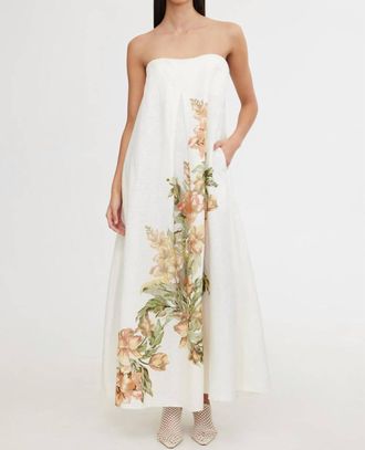 Significant Other Parisa Maxi Dress In Botanic / White